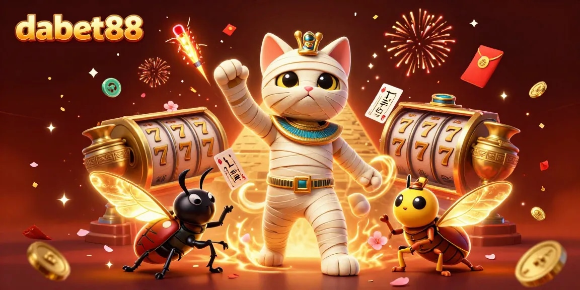 Experience thrilling gaming action with dabet88 featuring a vibrant casino scene.