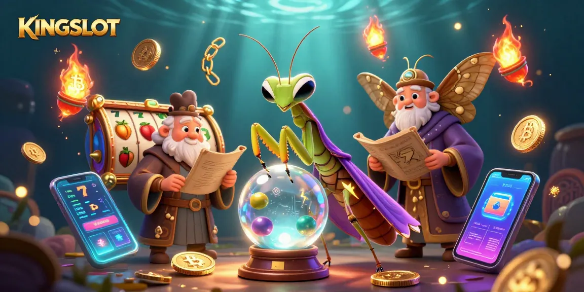 KINGSLOT menawarkan pengalaman bermain slot menarik dengan uang jackpot dan simbol keberuntungan dalam ilustrasi kasino.