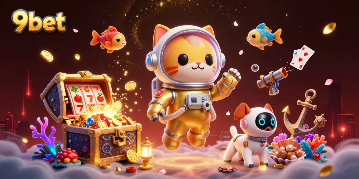 Experience thrilling gameplay with 9bet featuring unique underwater treasures and vibrant casino elements.